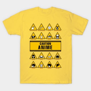 Anime Signs - Caution T-Shirt